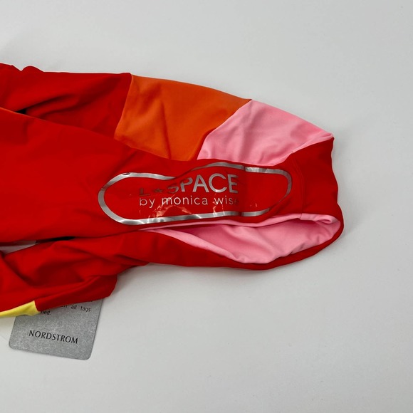 BRAND NEW L*Space Luca Sunburst Bitsy Bikini Bottoms Pink Stripes Size XS - Picture 8 of 8